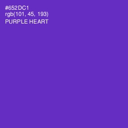 #652DC1 - Purple Heart Color Image